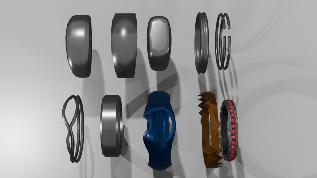 シンプルリング(10種類)