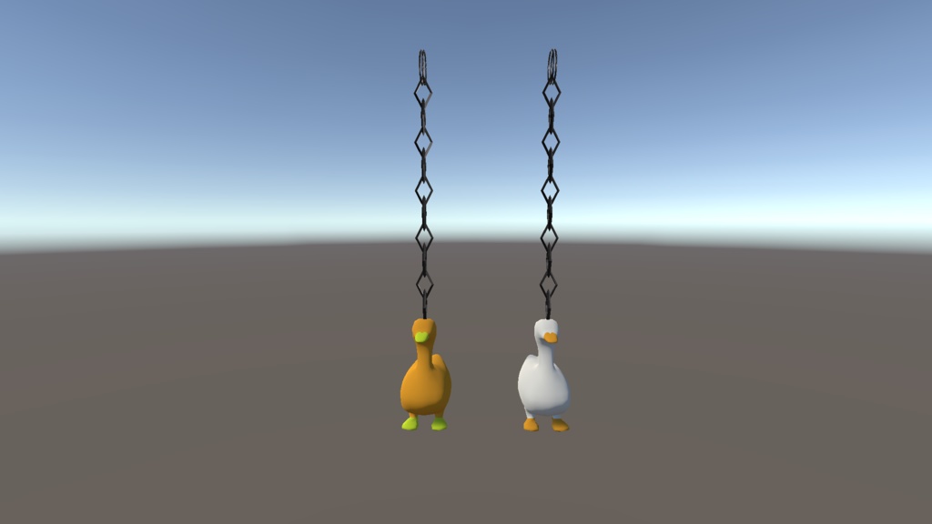 （無料）アヒルのイヤリング