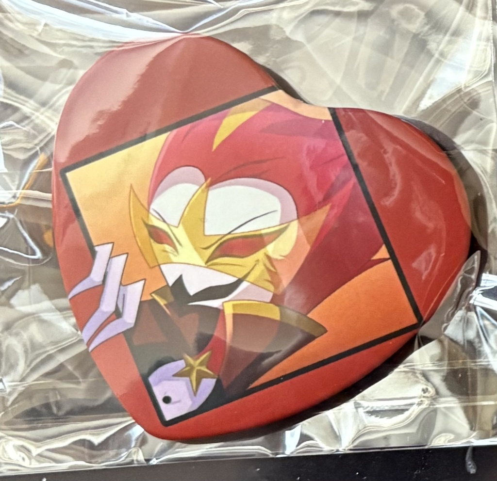 ハート缶バッジヴァサゴ