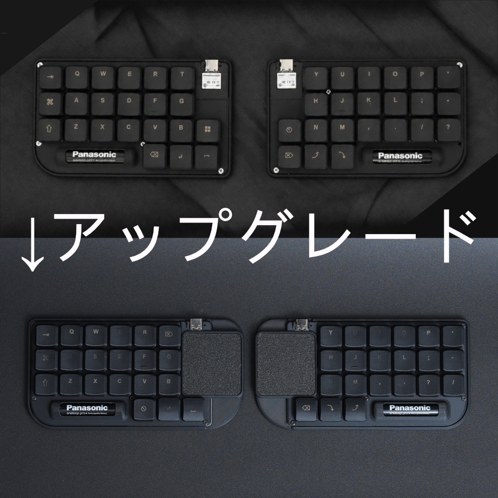 Nickey44A → Nickey44A-PADアップグレード