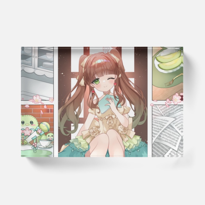 3周年記念アクリルブロック