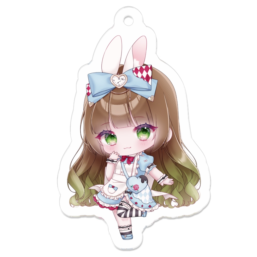 鶯きなこアクリルキーホルダー(アリスver)
