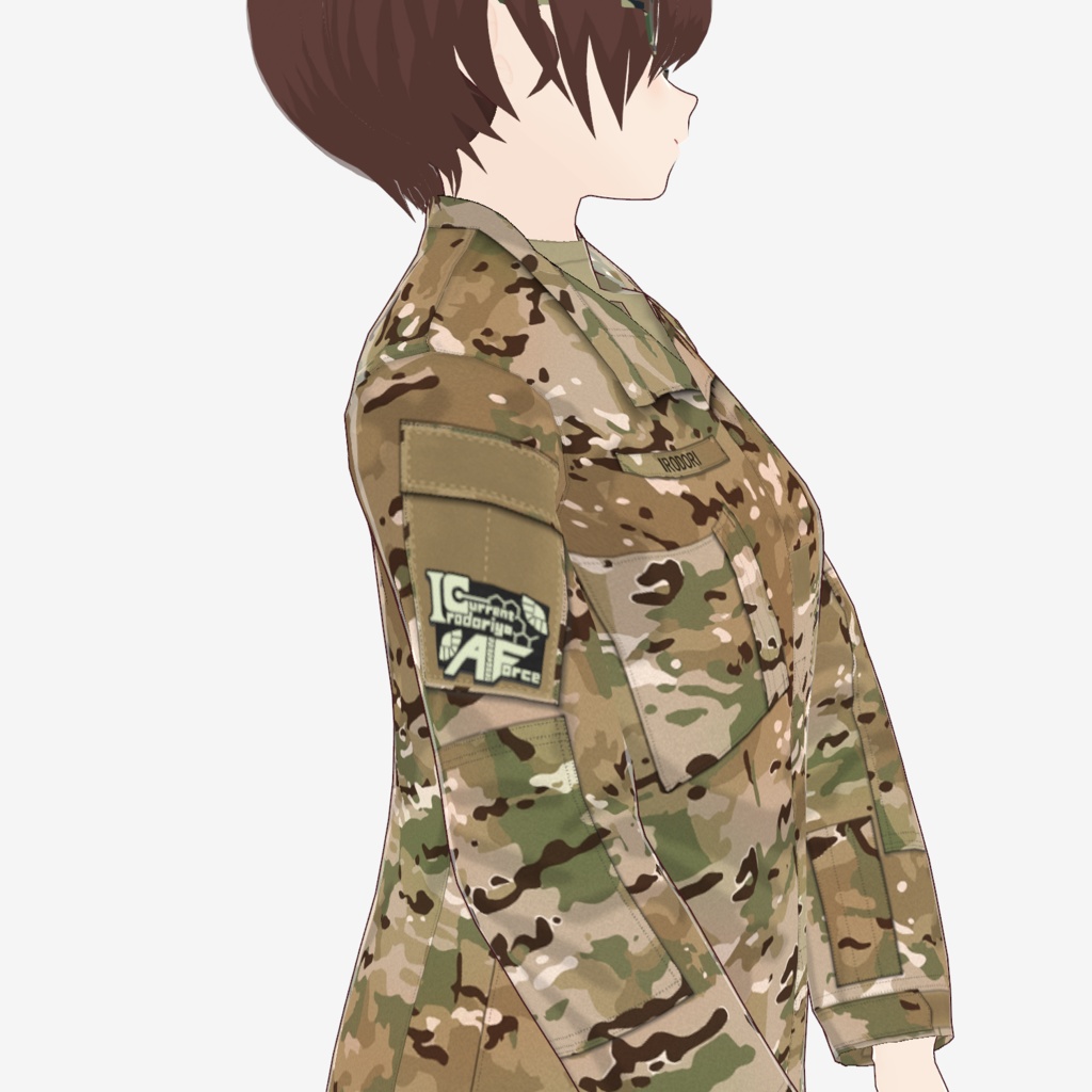 【無料】I.C.A.F.部隊章　IRパッチ
