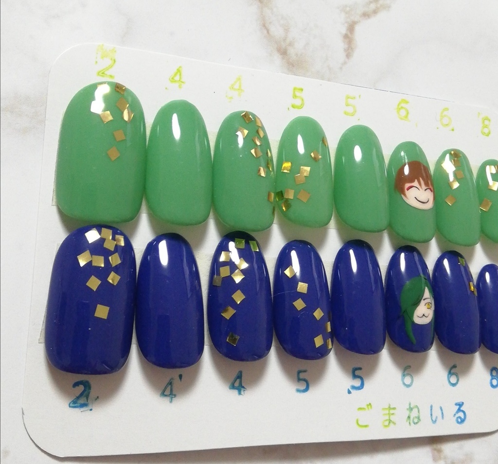 ゆるふわ石かりネイル