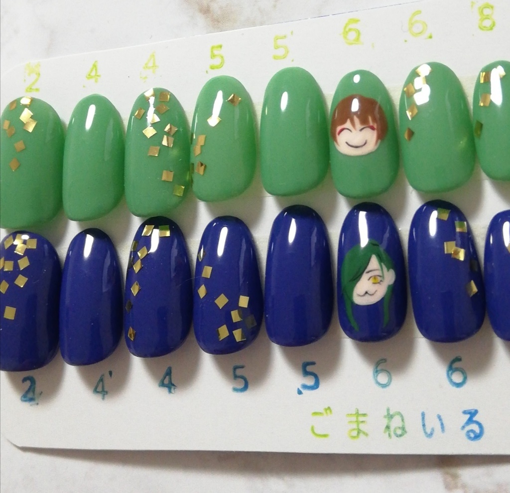 ゆるふわ石かりネイル