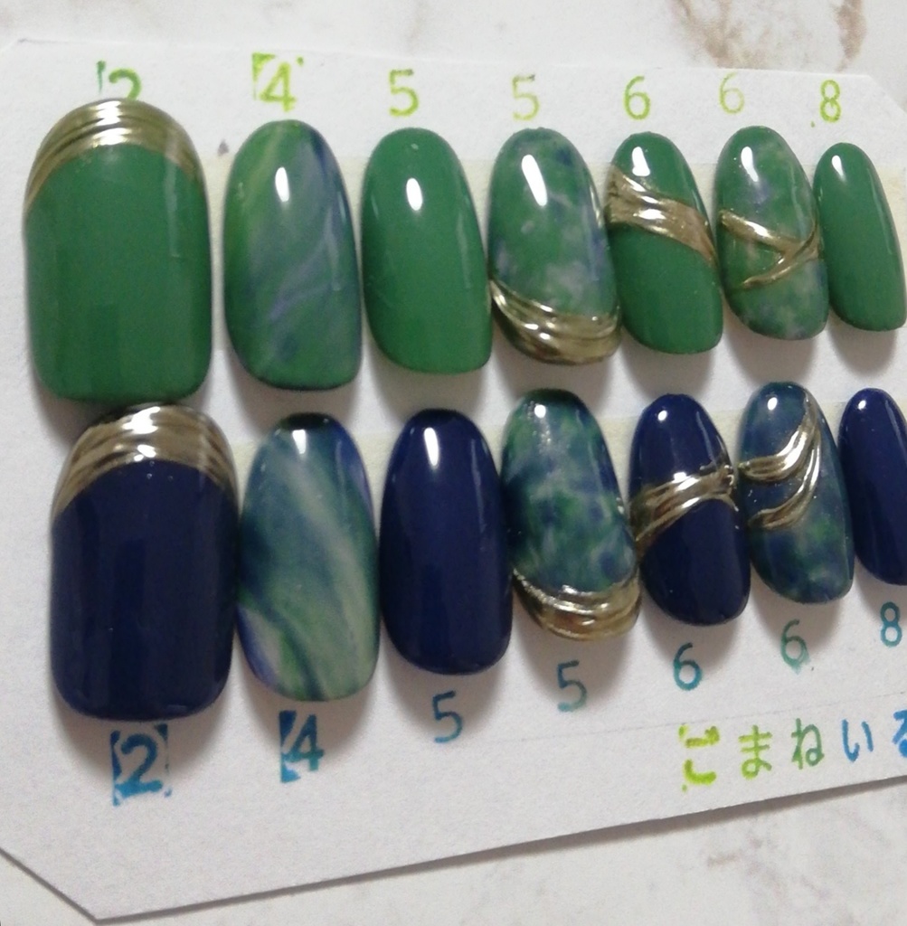 石かりニュアンスネイル