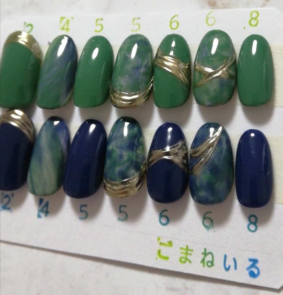 石かりニュアンスネイル