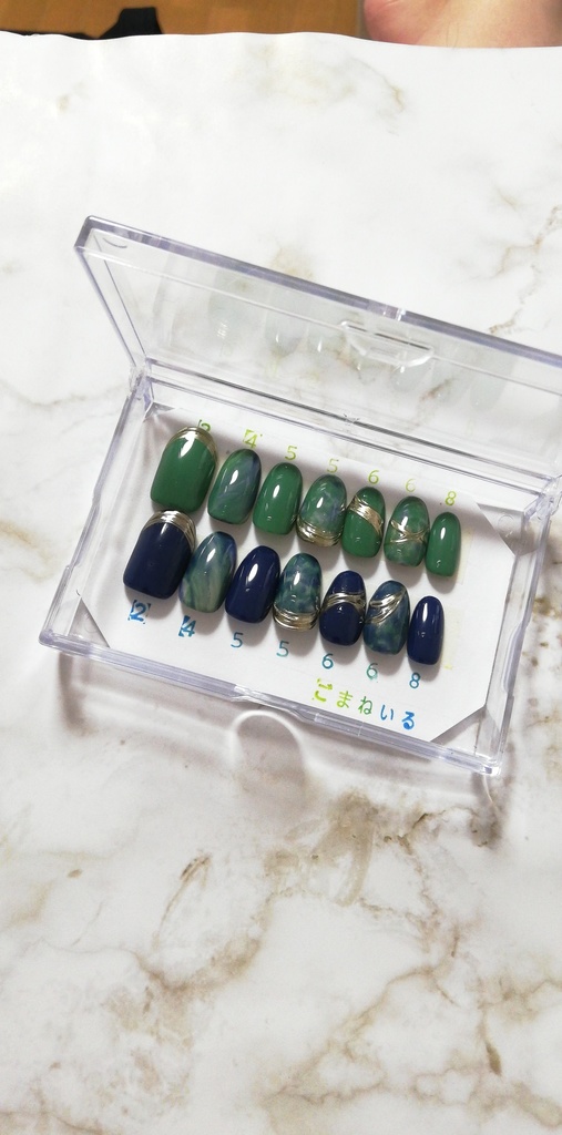 石かりニュアンスネイル