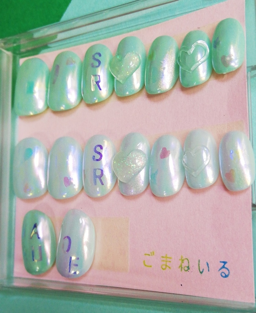 オーロラうるうるiskrネイルチップ