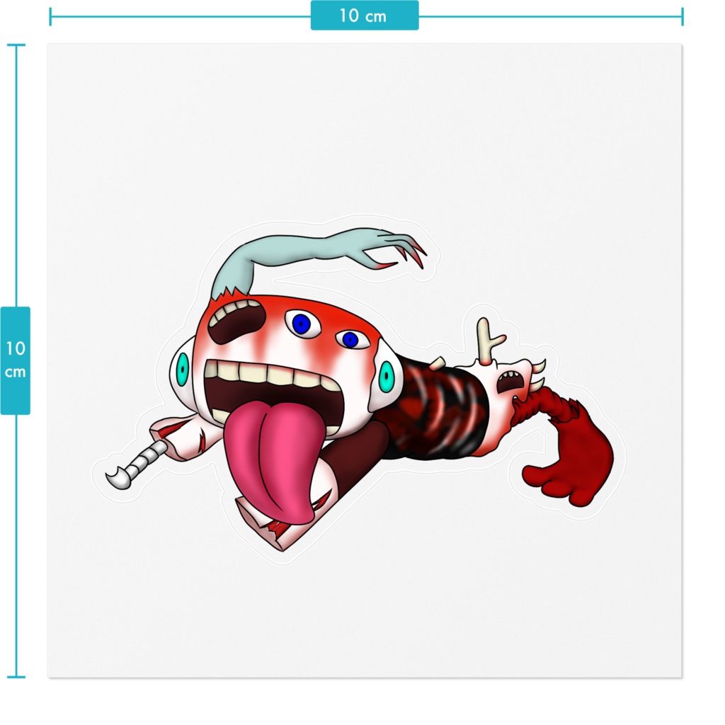 走る「何もない」 ステッカー