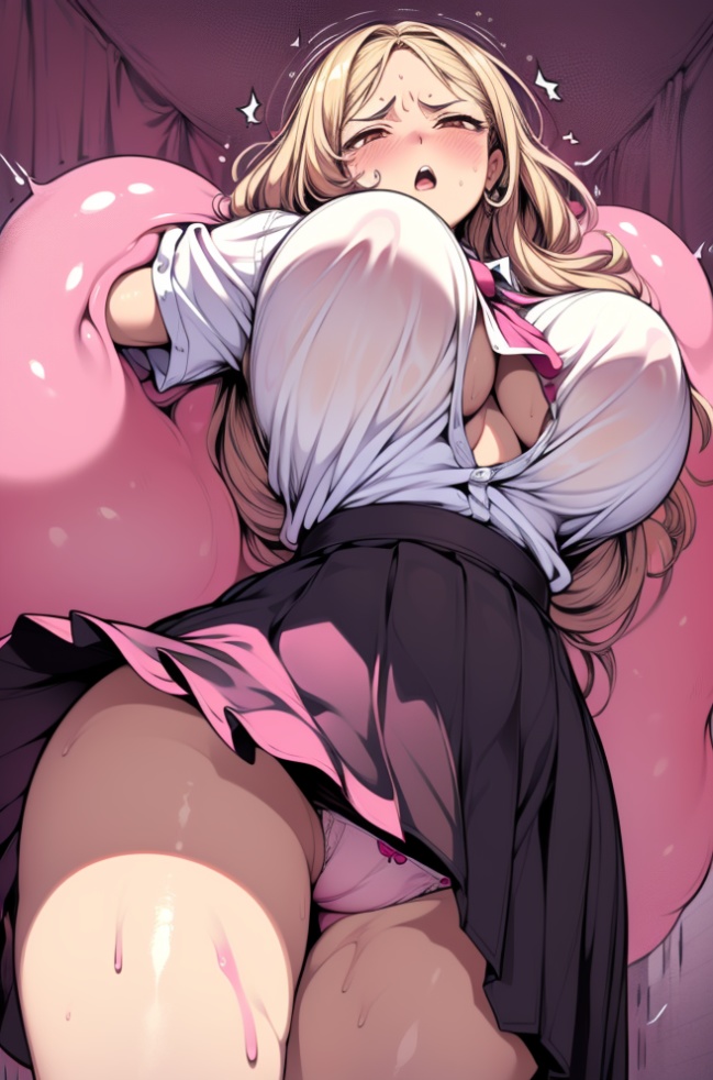 057　むっちり制服ギャル吸収（３７枚）