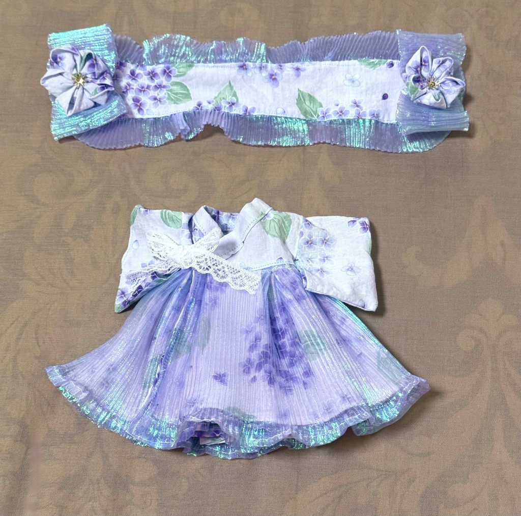 紫陽花の浴衣💜