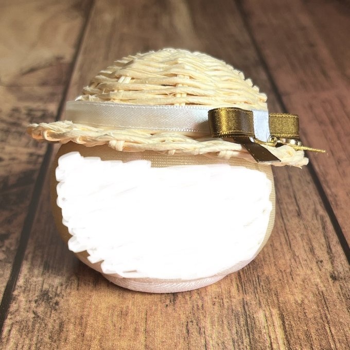 【匿名配送】〈ドール・おまんじゅうなど〉麦わら帽子 単色ver.①