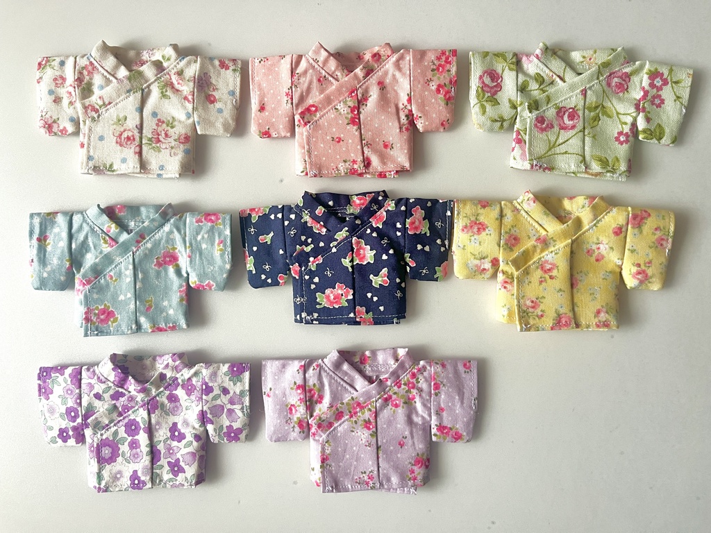 【匿名配送】〈プライズ16cmぬい・無属性10㎝共通〉浴衣　花柄ver.