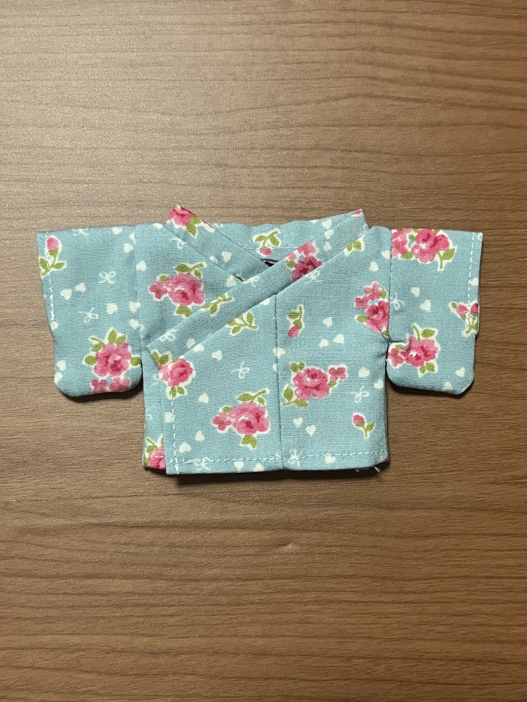 【匿名配送】〈プライズ16cmぬい・無属性10㎝共通〉浴衣・着物 花柄ver.