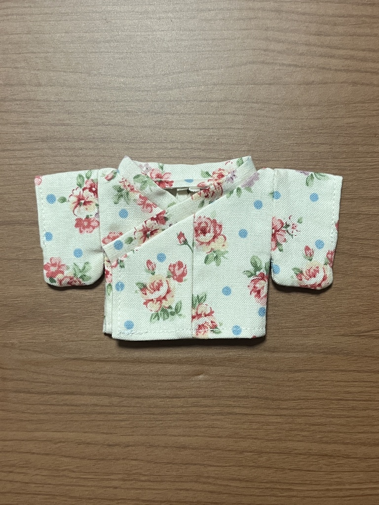 【匿名配送】〈プライズ16cmぬい・無属性10㎝共通〉浴衣・着物 花柄ver.