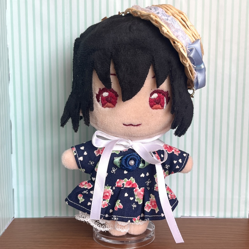 【匿名配送】〈オビツ11・ねんどろいどどーる〉ふりふりリボンのカンカン帽