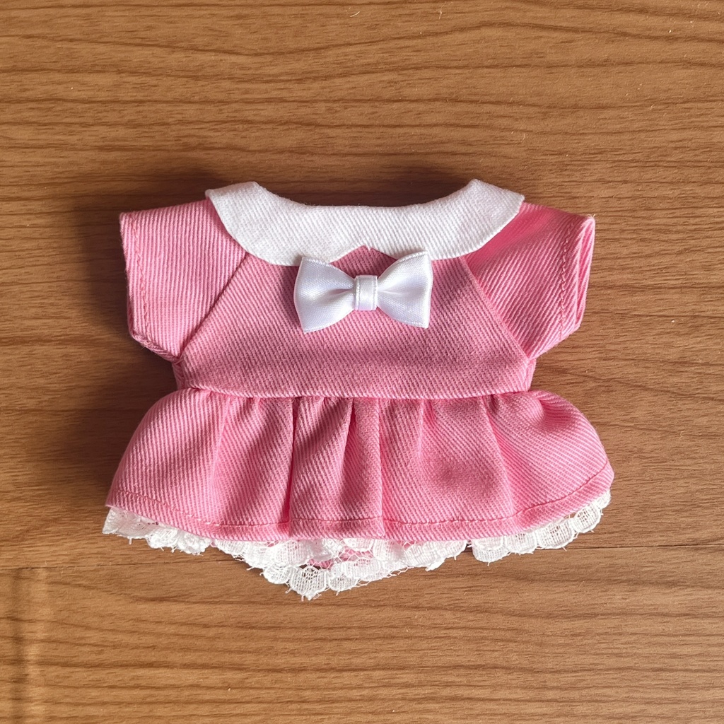 〈プライズ16㎝ぬい・無属性10㎝共通〉推し色ワンピース 暖色ver.