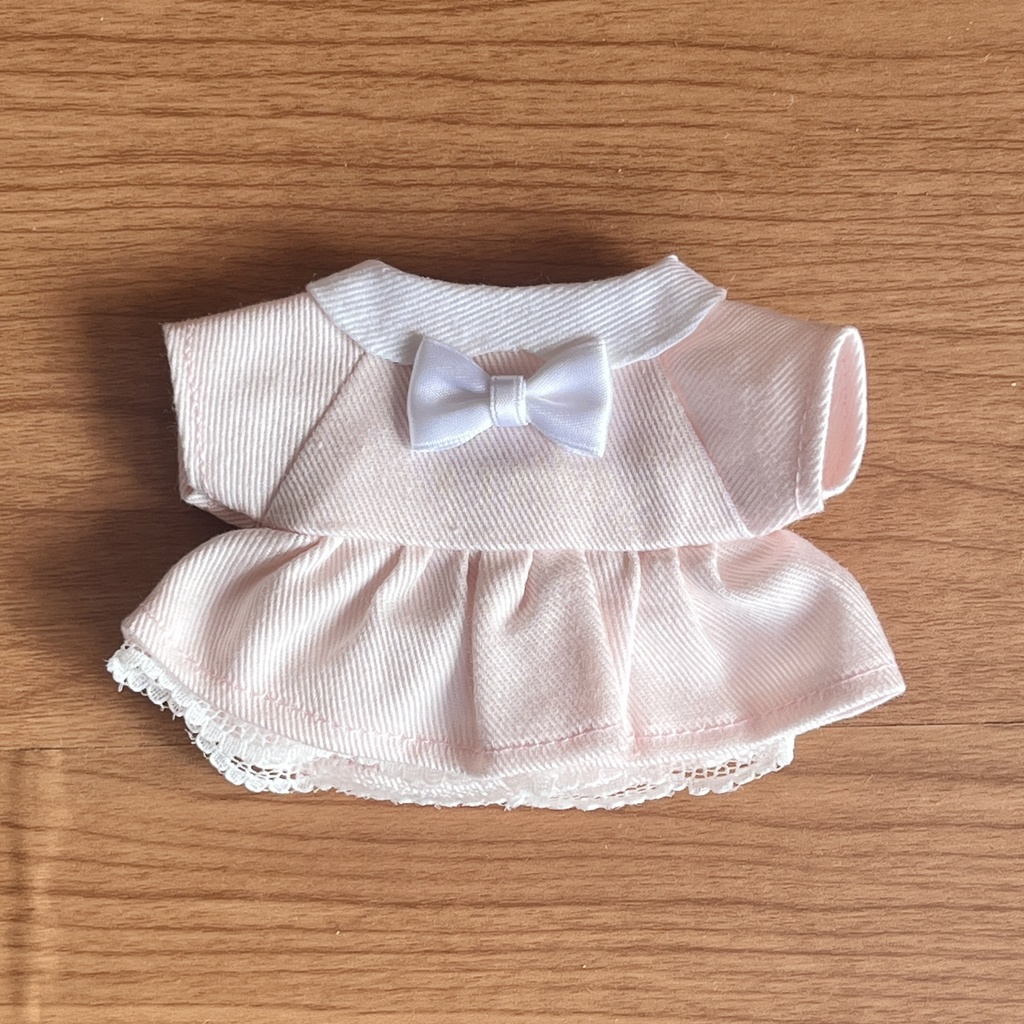 〈プライズ16㎝ぬい・無属性10㎝共通〉推し色ワンピース 暖色ver.