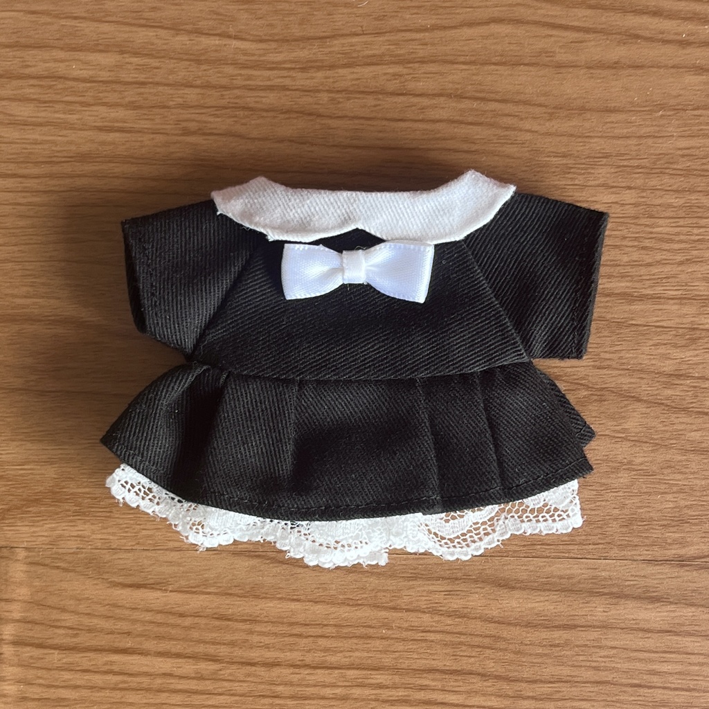 〈プライズ16㎝ぬい・無属性10㎝共通〉推し色ワンピース 暖色ver.