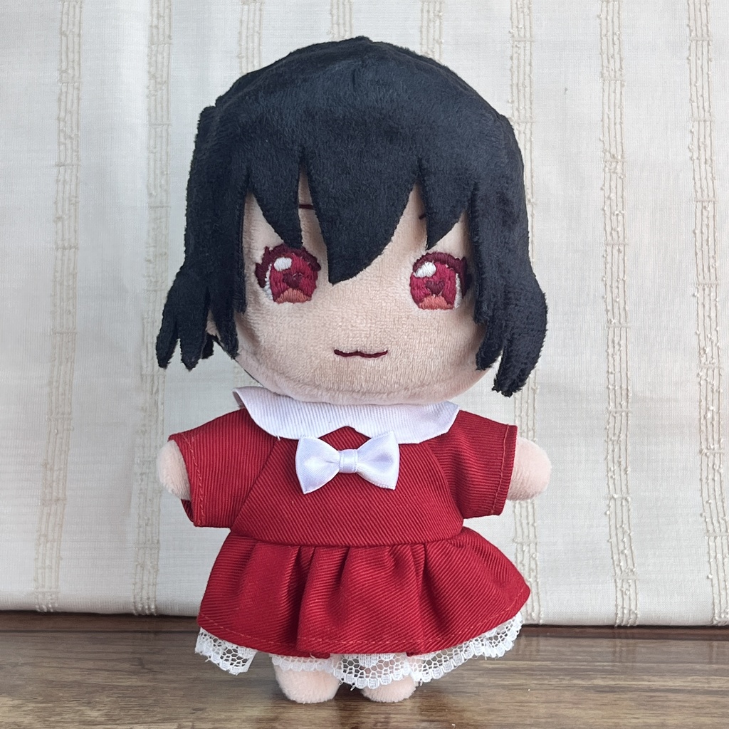 〈プライズ16㎝ぬい・無属性10㎝共通〉推し色ワンピース 暖色ver.