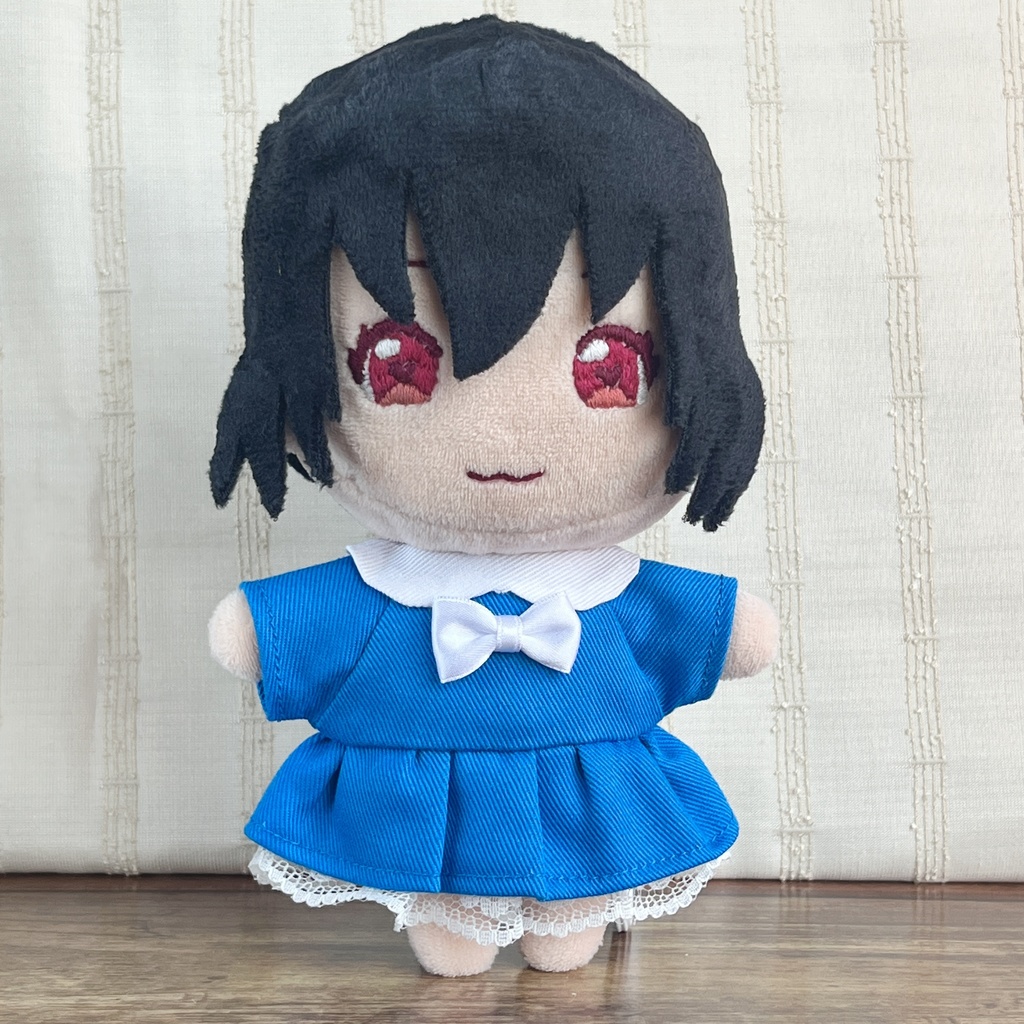 〈プライズ16㎝ぬい・無属性10㎝共通〉推し色ワンピース 寒色ver.