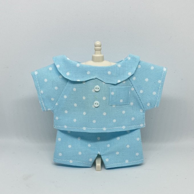 〈プライズ16㎝ぬい〉水玉のパジャマ 上下セット