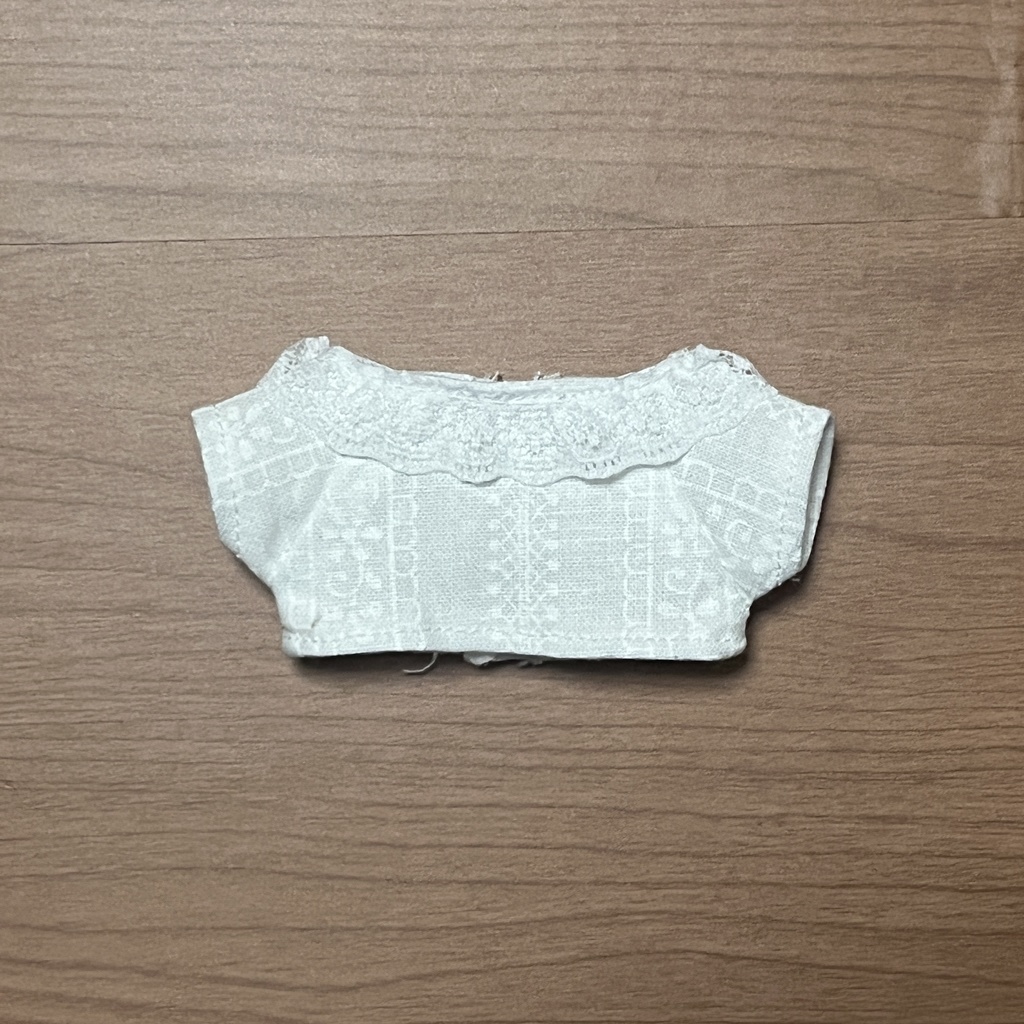 〈無属性10㎝ぬい〉チェックのサロペットセット