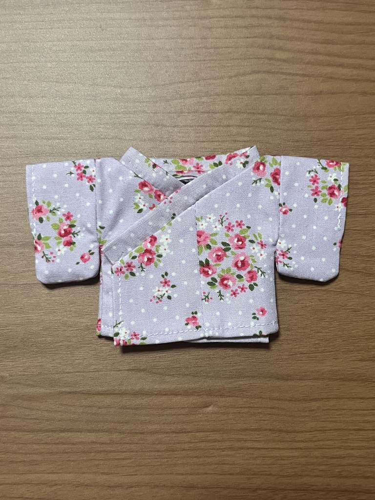 〈プライズ16cmぬい・無属性10㎝共通〉浴衣・着物 花柄ver.