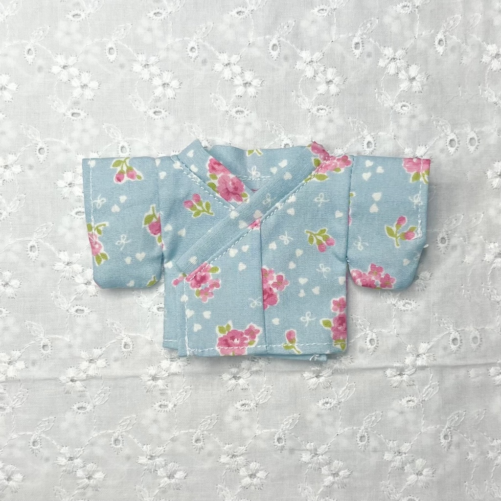 〈プライズ16cmぬい・無属性10㎝共通〉浴衣・着物 花柄ver.