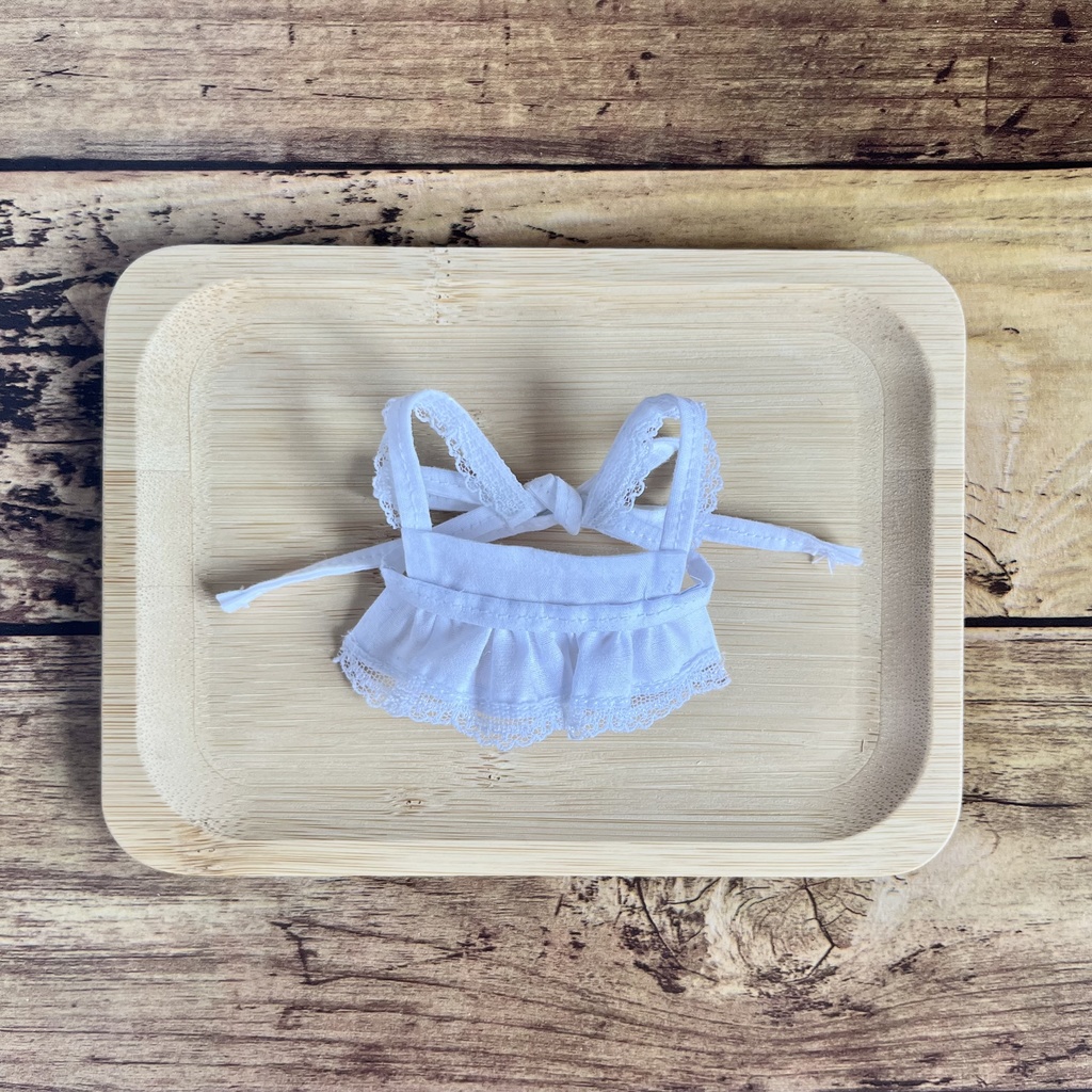 〈プライズ16㎝ぬい・無属性10㎝共通〉エプロン・カチューシャ