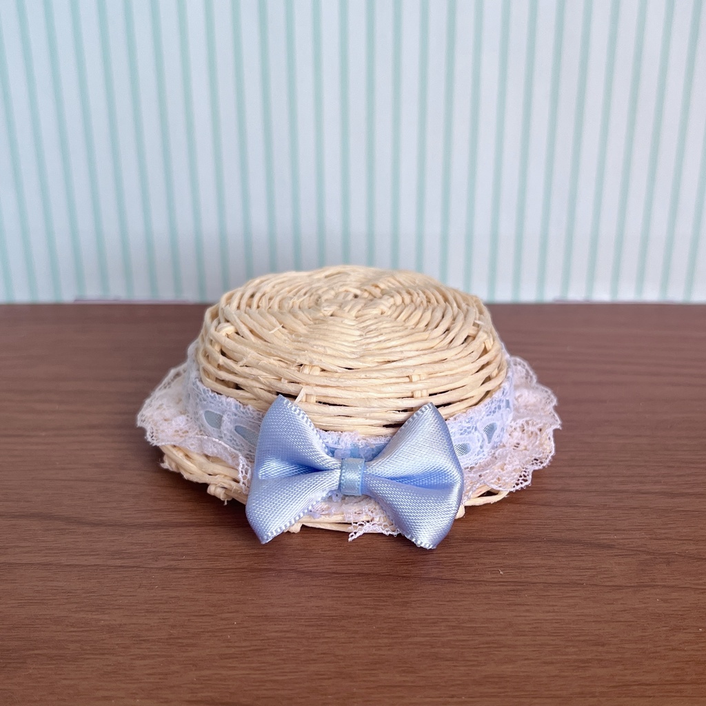 〈オビツ11・ねんどろいどどーる〉ふりふりリボンのカンカン帽