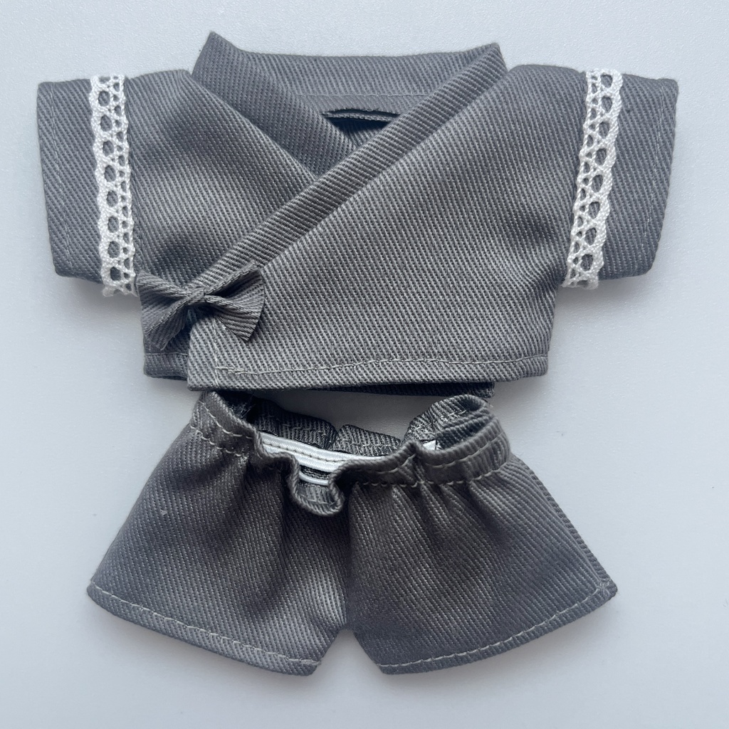 〈プライズ16㎝・無属性10㎝共通〉無地の甚平