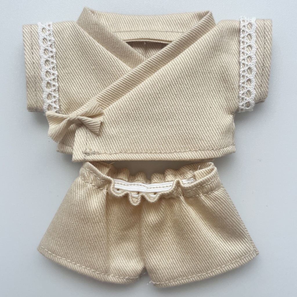 〈プライズ16㎝・無属性10㎝共通〉無地の甚平