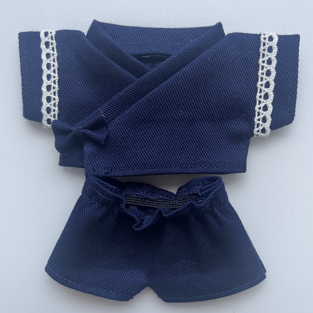 〈プライズ16㎝・無属性10㎝共通〉無地の甚平