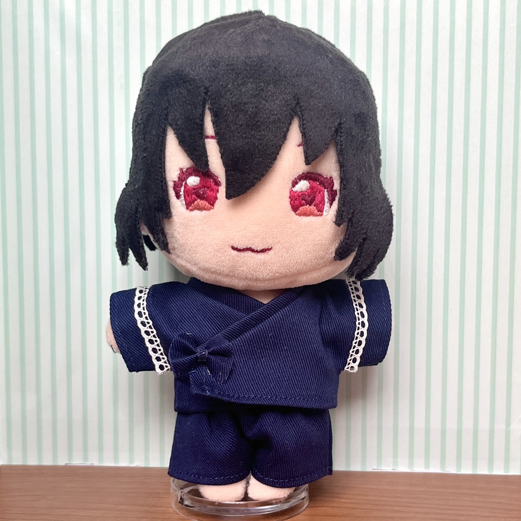 〈プライズ16㎝・無属性10㎝共通〉うさぎ柄の甚平