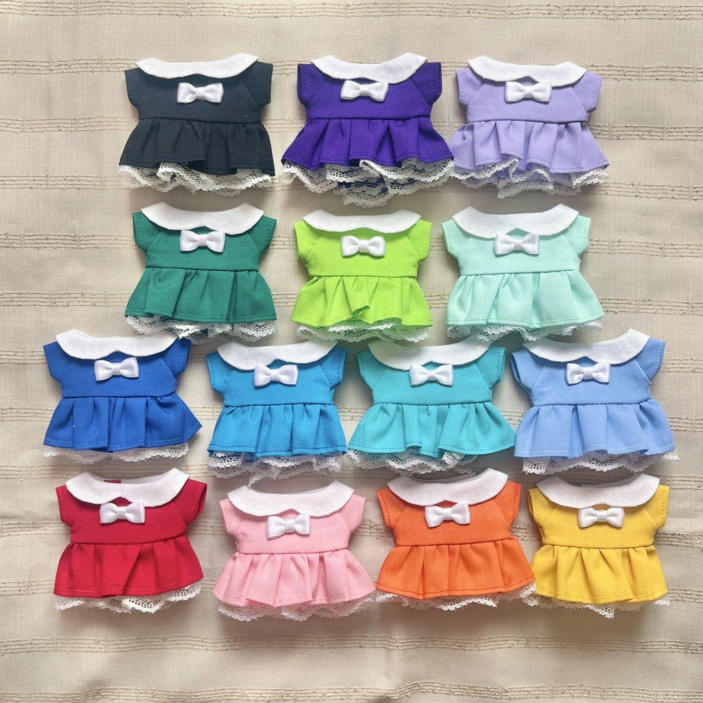 【匿名】〈12㎝ぬい〉推し色ワンピース②