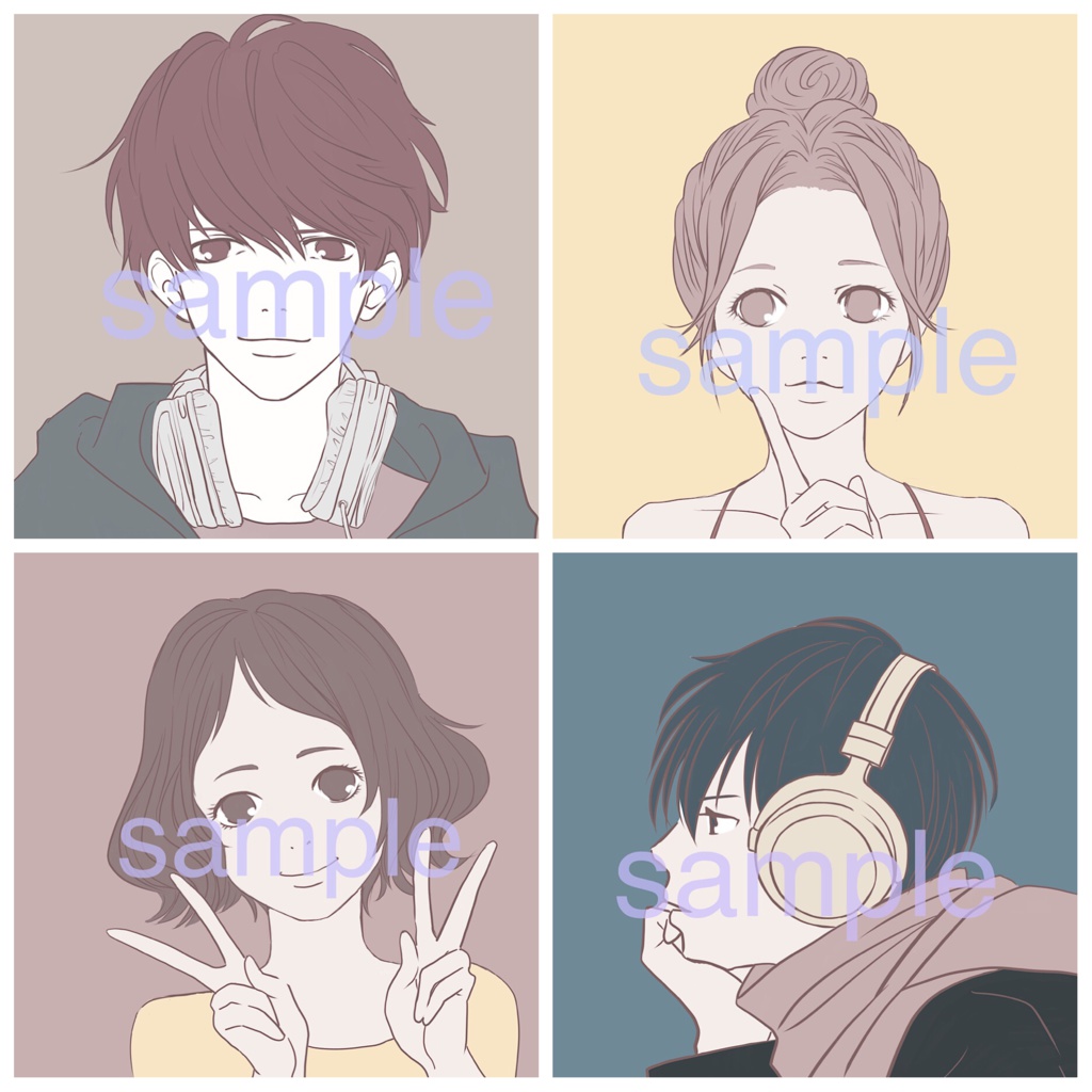 【1,000円】アイコン描かせていただきます