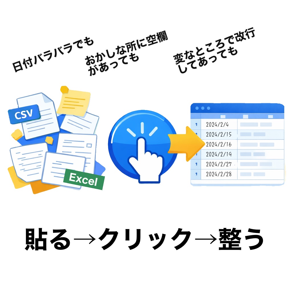 貼るだけでCSV整頓ツール