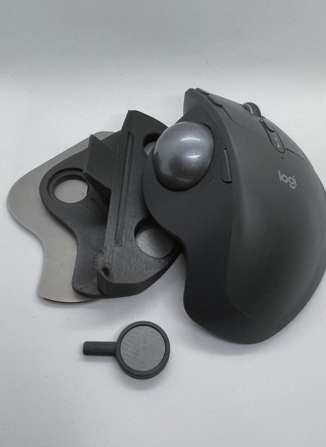 Logicool MX ERGO用 40度 傾斜スタンド 3Dデータ