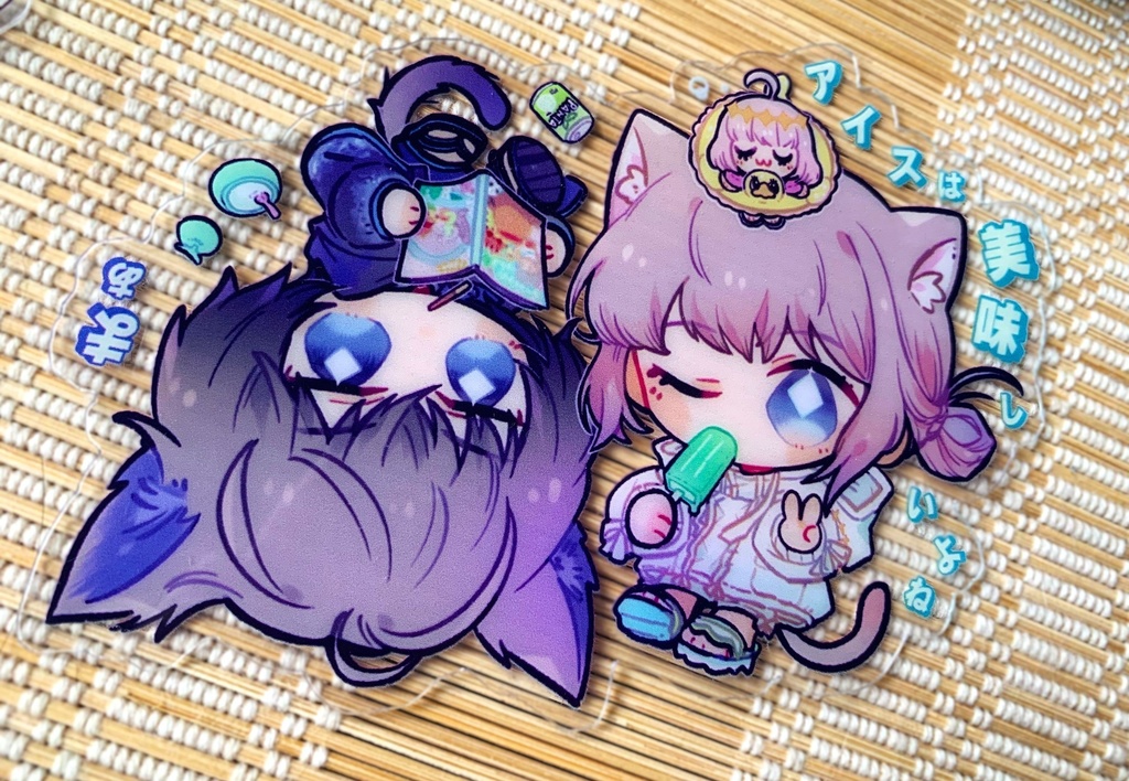 【FGO】オベロン&シャルル型抜きPVC透明カード