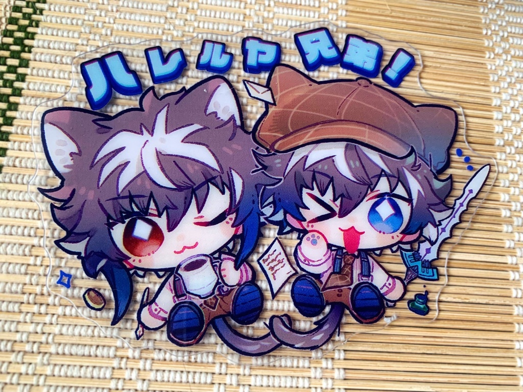 【FGO】オベロン&シャルル型抜きPVC透明カード