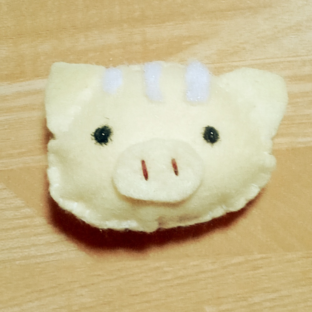 すいかどんフェルトマスコット