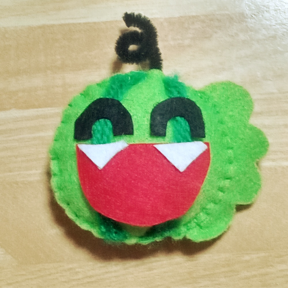 すいかどんフェルトマスコット