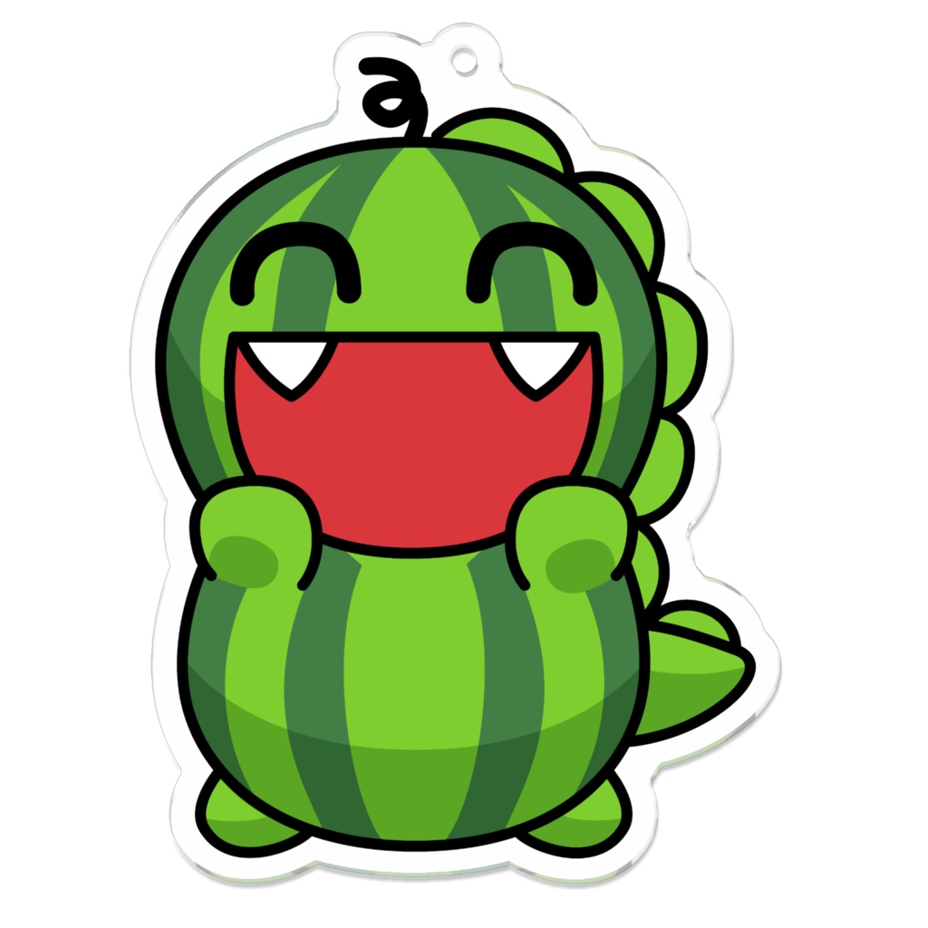 【BOOTH限定】すいかどんアクリルキーホルダー