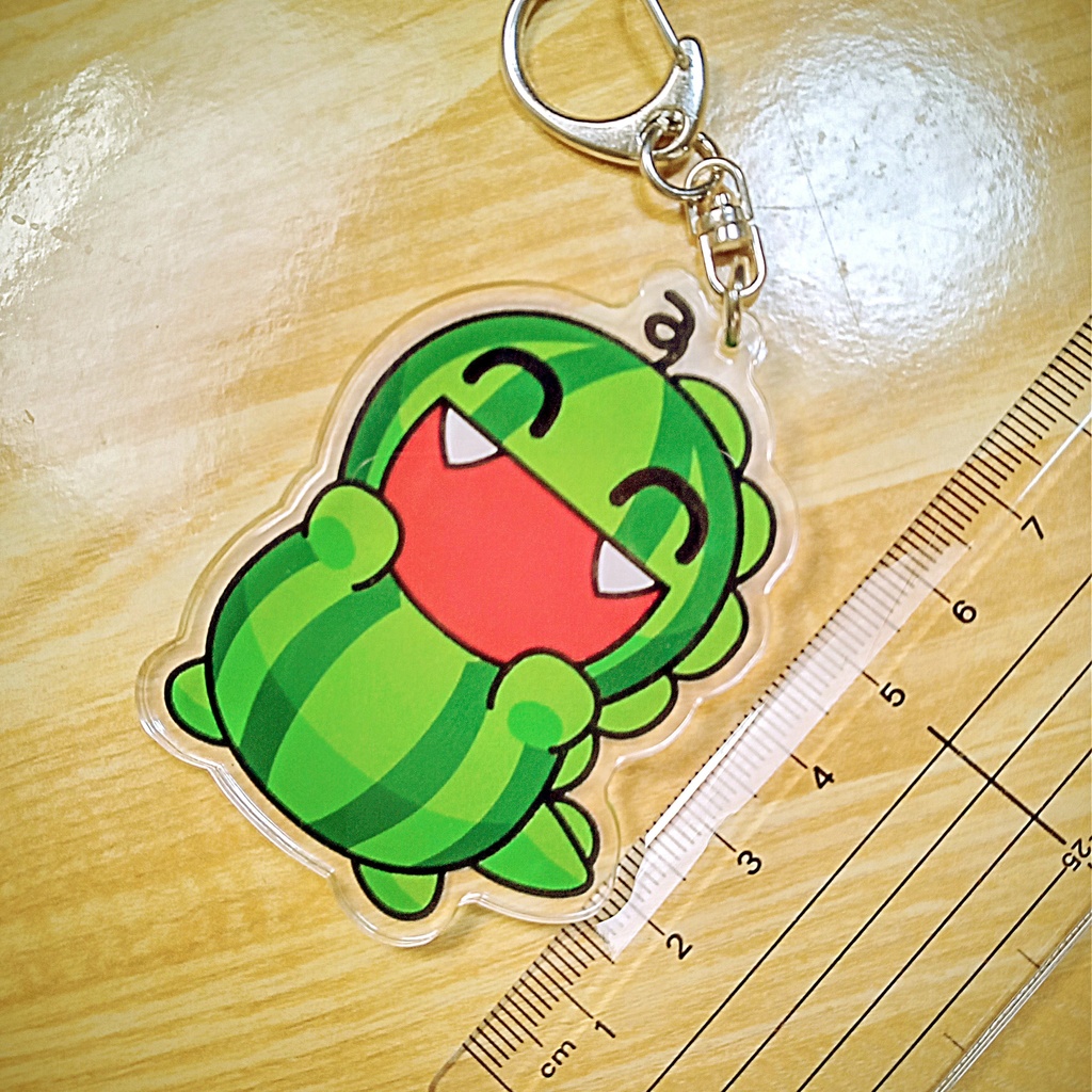 【BOOTH限定】すいかどんアクリルキーホルダー