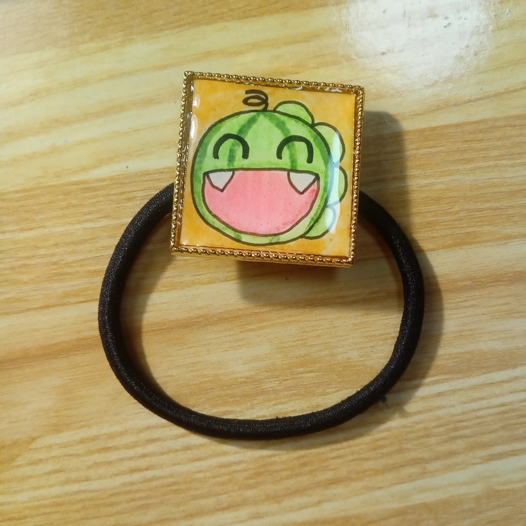 すいかどんヘアゴム