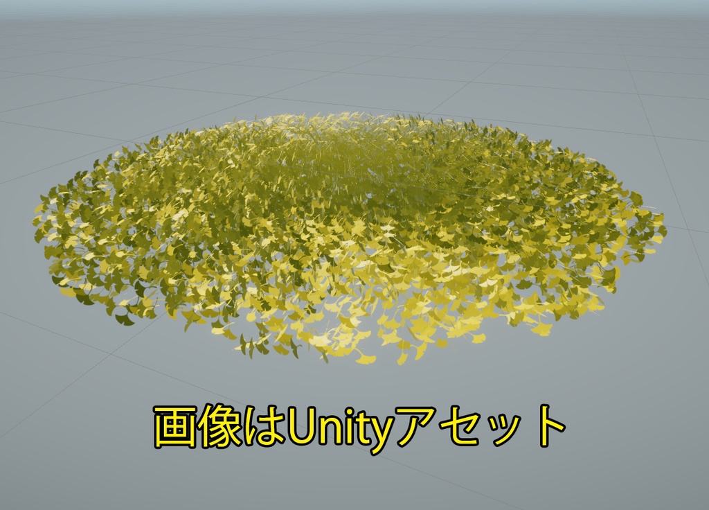 いちょうともみじの落ち葉