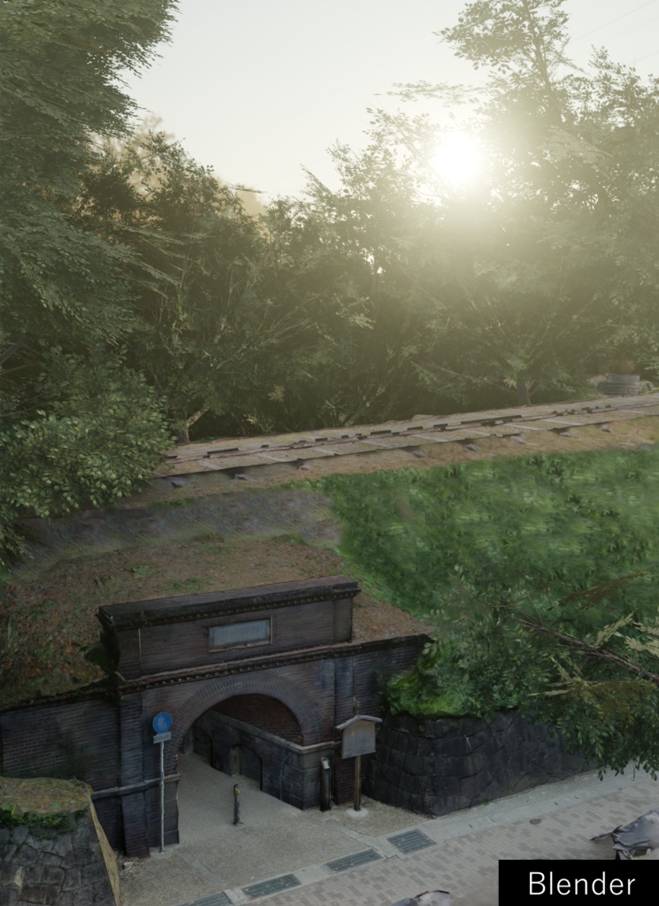 蹴上インクライン ▲943K【フォトグラメトリ】