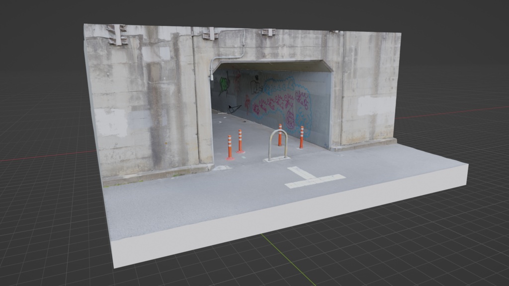 【フォトグラメトリ】治安の悪いトンネル